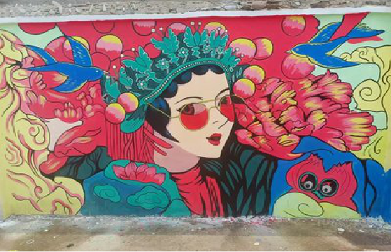 怀化墙体彩绘-网红墙