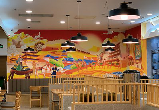 怀化商业空间彩绘介绍。