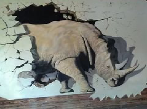 怀化在墙绘中，如何绘制3D效果？