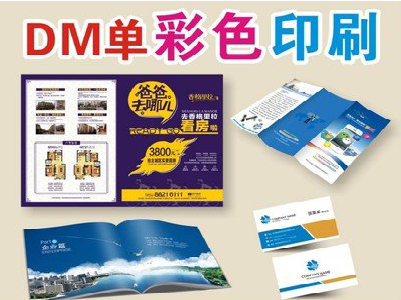 怀化单页印刷，色彩搭配简单。
